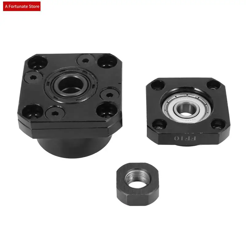 

4 Pcs FK10 Fixed Side +4 Pcs FF10 Floated Side For SFU1204 Ballscrew CNC Parts Ball Screw 1204 Fk/Ff10 End Support-A78G