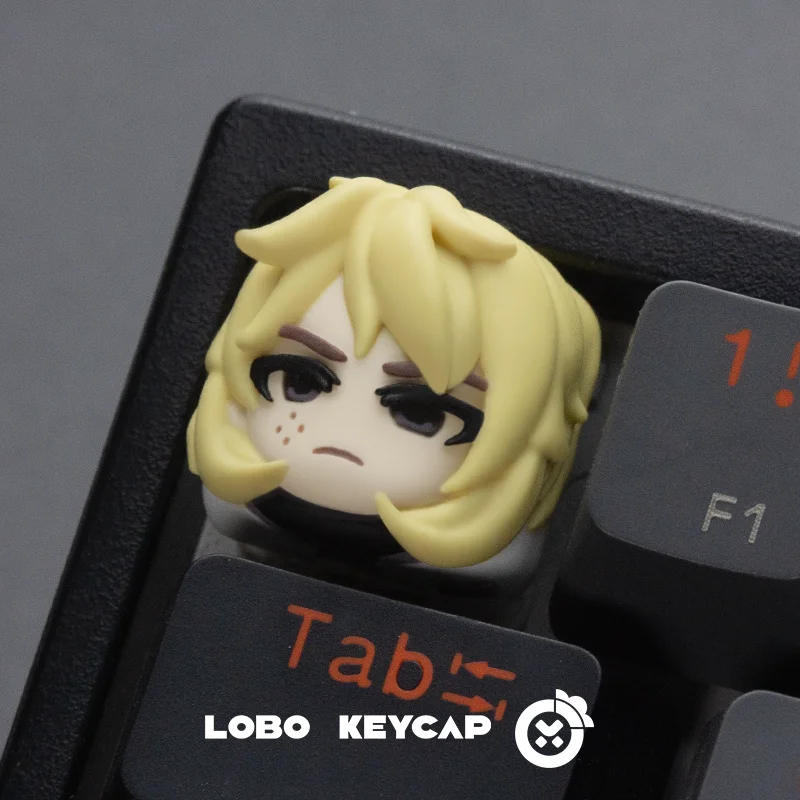 Preserved egg series personalized resin two-dimensional mechanical keyboard single keycap ESC