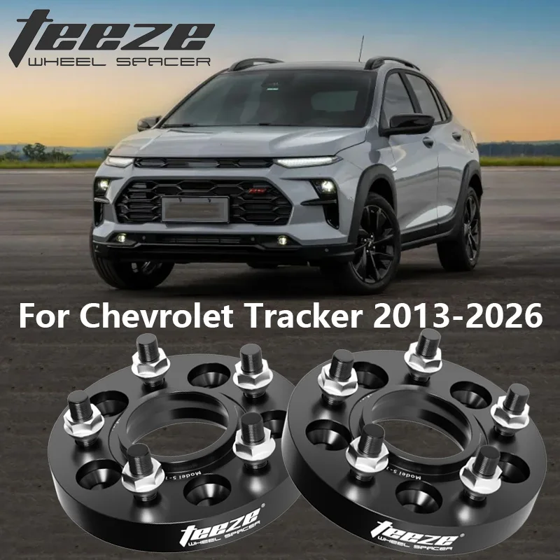 2/4 Piezas para Chevrolet Tracker 2013-2026, Placa de Brida T6-7075, Separadores de Rueda de Aleación de Aluminio, Adaptador de Cubo Ensanchado