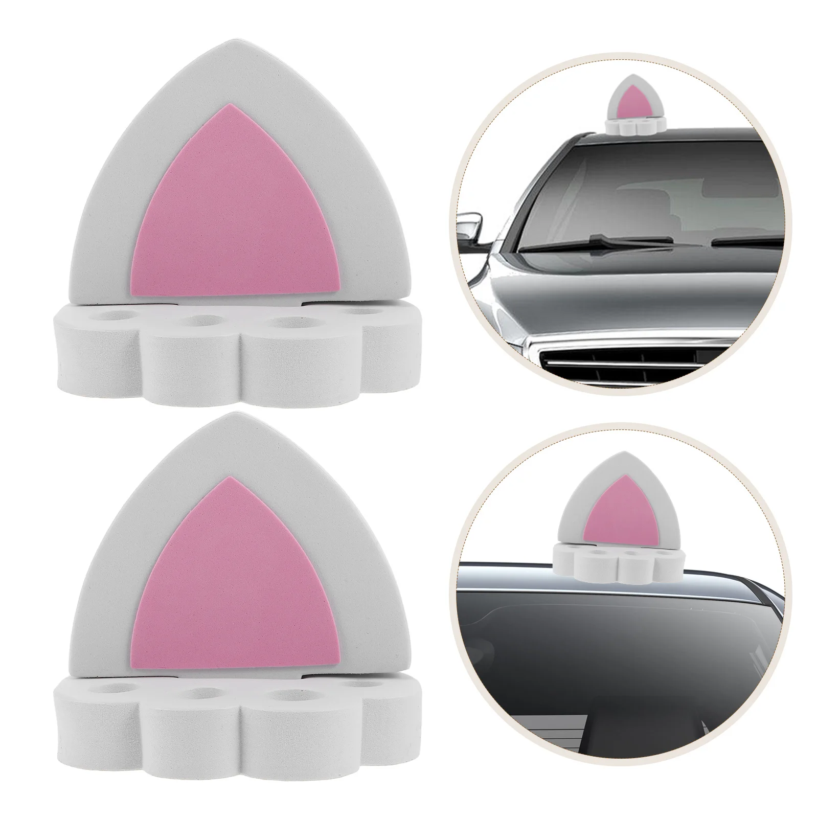 

2Pcs Cute Cat Ears Car Roof Decoration Playful 3D Kitten Ears Car Antenna Accessories Exterior Styling Automotive Accessory