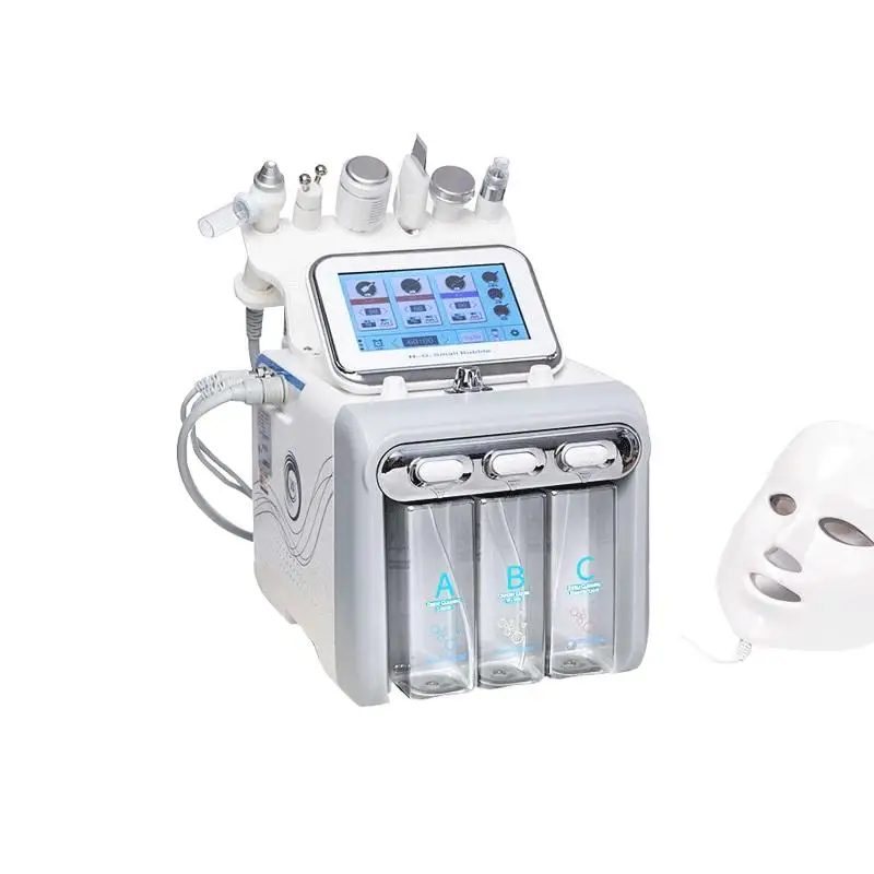 Lo más nuevo 7 en 1 Hydradermabrasion Diamond Aqua Peeling hidrodermoabrasión chorro de agua Aqua Facial Hydra Dermoabrasión máquina