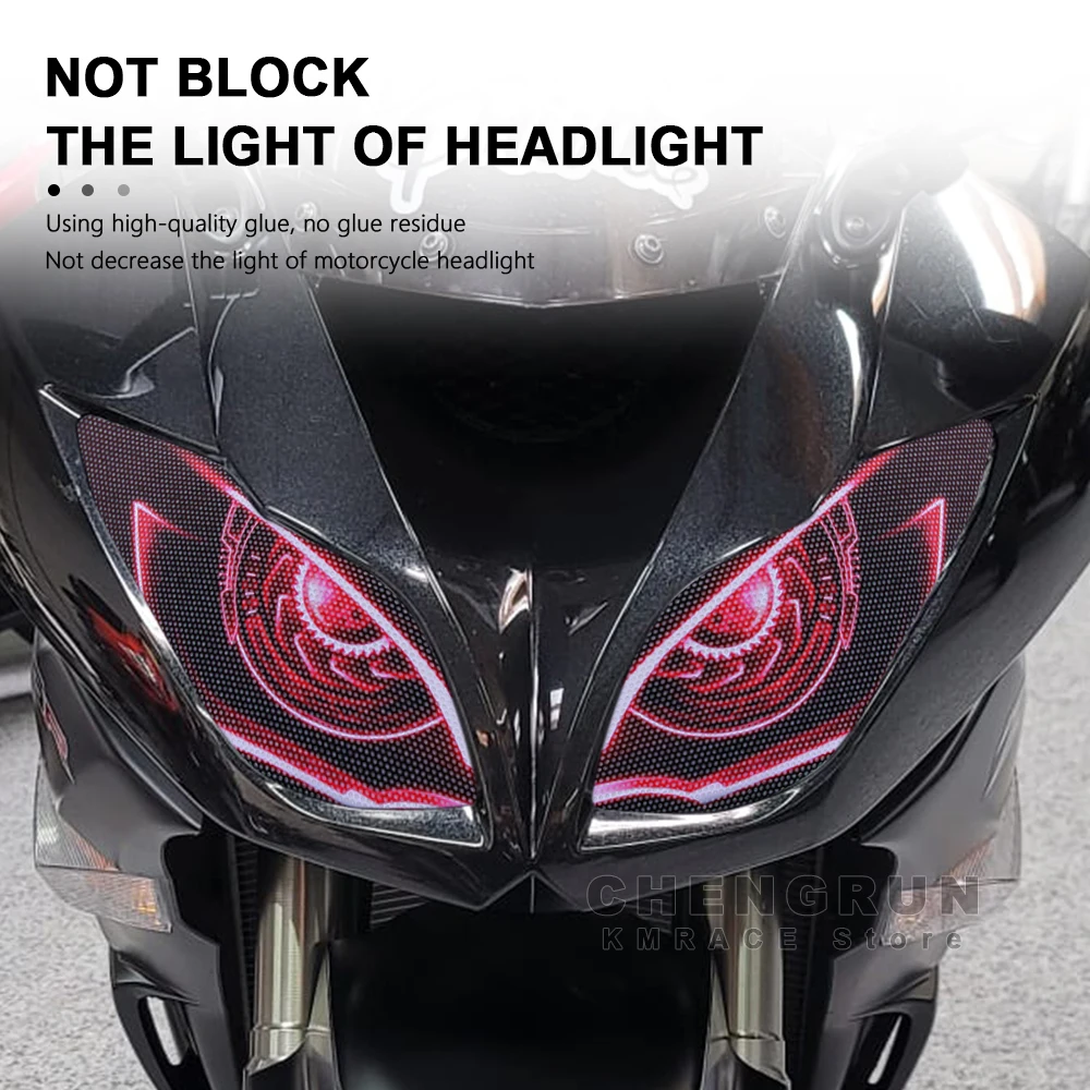 Headlight Sticker Waterproof Motorcycle Decals PVC Stickers for Kawasaki ZX6R ZX 6R Ninja ZX-6R 2009 2010 2011 2012 Accessories