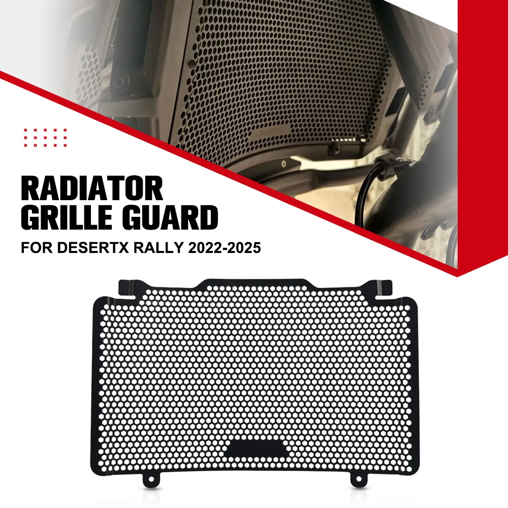 

Для Ducati DesertX Rally 2022-2023-2025 алюминиевая решетка радиатора, защитная крышка, аксессуары для мотоциклов Desert X