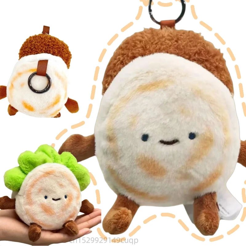 Kawaii Cartoon Mini Pastry Food Plush Doll Pendant Cake Vegetable Meat Creative Combination Plush Toy Gift For Boys And Girls