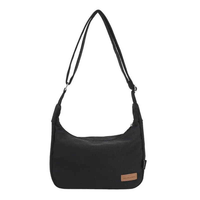 Bolsas de ombro de nylon impermeáveis para mulheres, bolsa designer simples, grande capacidade, bolsa tiracolo feminina, casual, nova, 2022