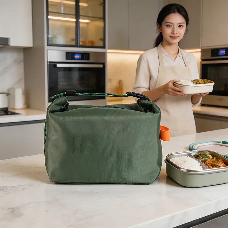 B Insulated Lunch Bag Insulation Bento Pack Aluminum Foil Rice Bag Meal Pack Ice Pack Portable Dinner Picnic Storage Handbag