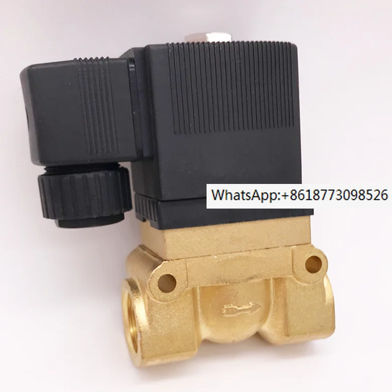 

50bar high pressure high temperature solenoid valve 1/4 3/8 1/2 BSP 24V DC AC220V Orifice 8/10/12mm NC 5404-04 pilot brass valve