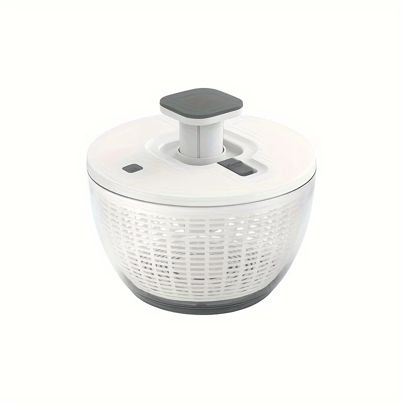 

Wape Large Capacity Multifunctional Manual Salad Spinner, Kitchen Press Vegetables and Fruits Dehydrator, PS Food Contact Safe ,