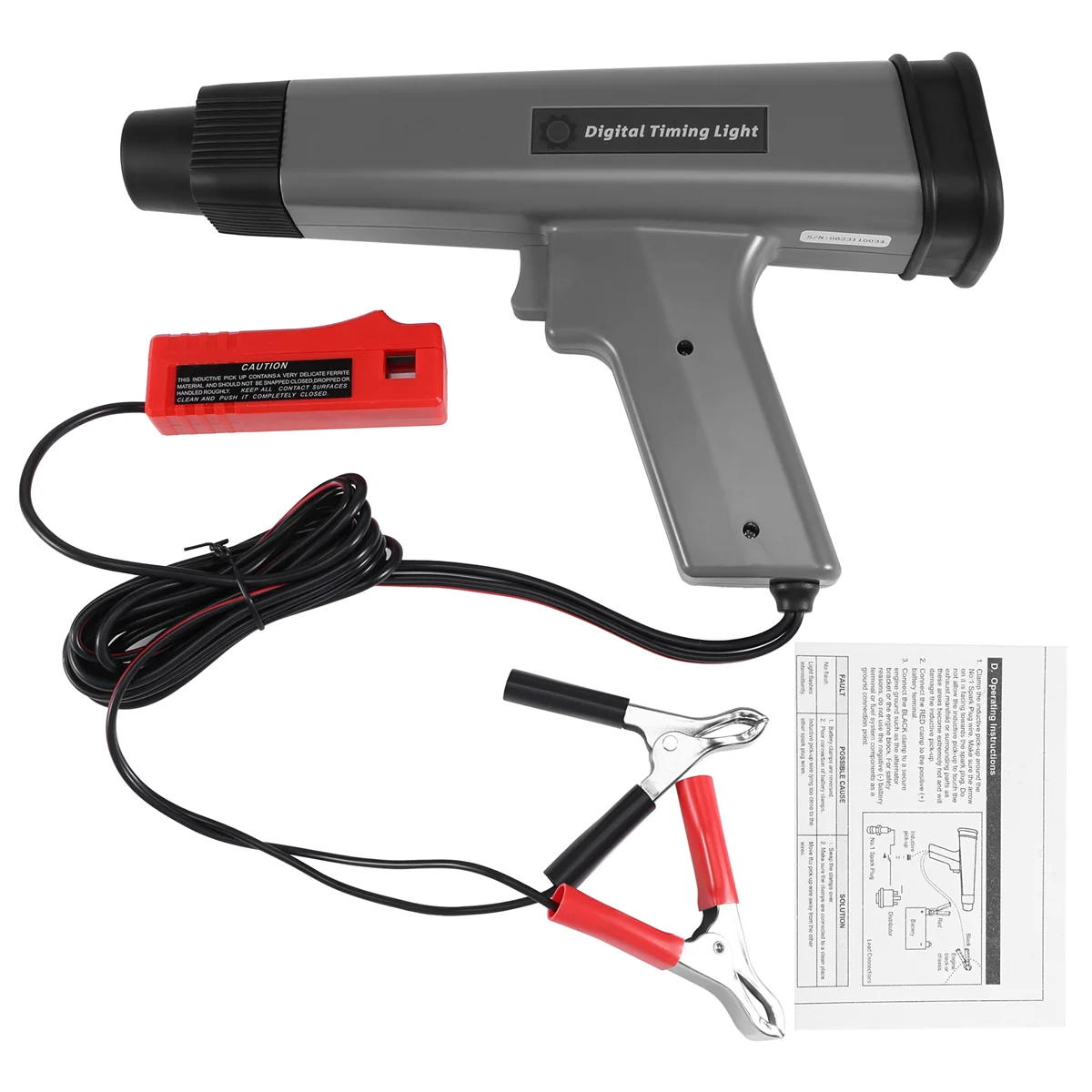 T61C_12V Engine Timing Light with LED Display Ignition Timing Strobe Light