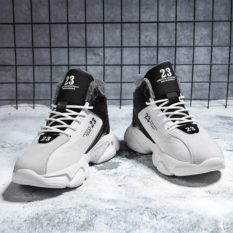 

Men's Winter Boots Thermal Waterproof | Plush Lined Sneakers| Non-Slip Snow Shoes | Outdoor Hiking Boots for Men