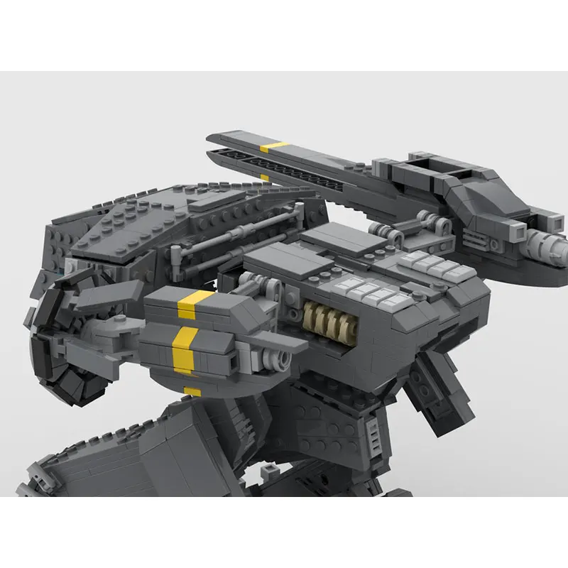 Metallo Mech Geared Solid Rex Robot Modello MOC Set Building Blocks Kit Giocattoli per bambini Regali per bambini Giocattolo 1885PCS Mattoni