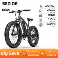 Bezior-GF600  All-Terrain Electric Bike 27.5 inch Adult E-Mountain Bike 1000W 48V13Ah Battery ,City Electric Bicycle