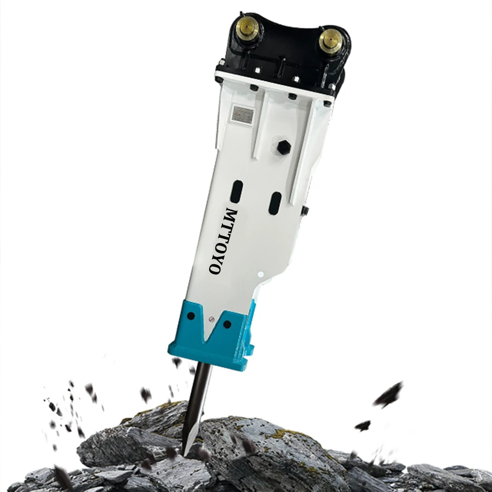 Accessori per macchine edili a basso prezzo Martello idraulico per rompighello per escavatore per demolizione