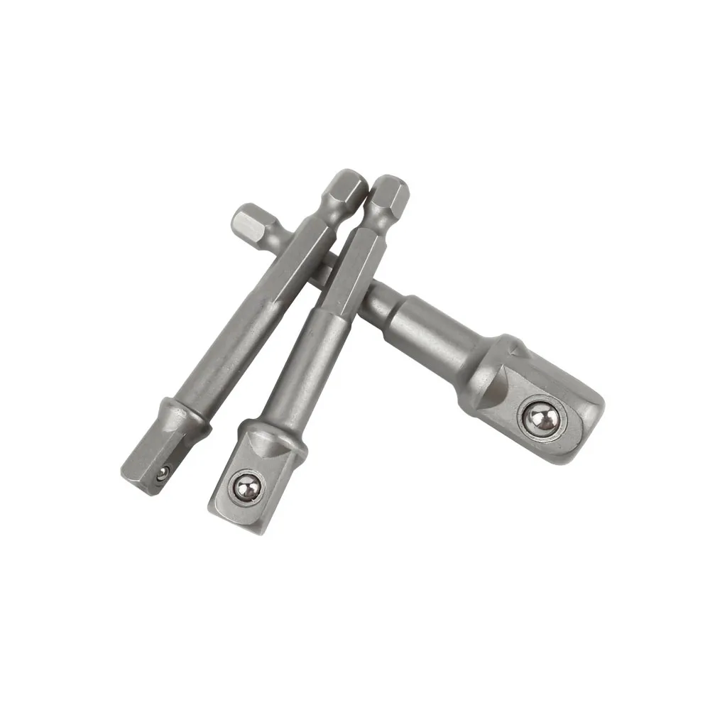 1/4 3/8 1/2 50MM 65-73MM Codolo esagonale Converti presa Adattatore Sfera Conversione pubblicitaria Biella Giunto Asta di prolunga