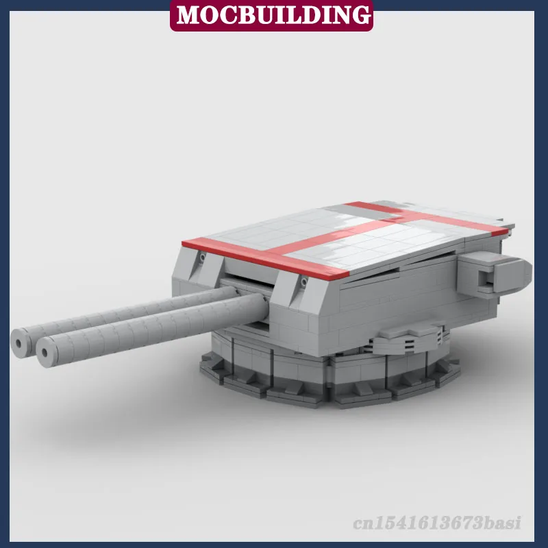 MOC Heavy Cruiser Model Building Blocks Assembly Turret Bricks Collectible Series Boys Toy Gift Set