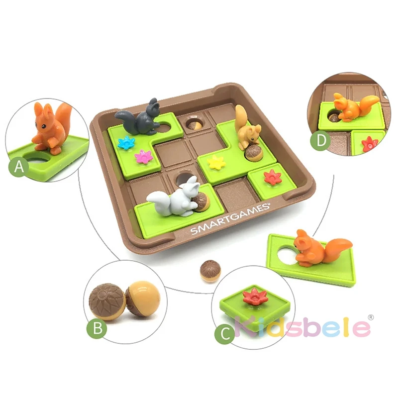 Smart Board Game Interesting Squirrel Board Game Squirrels Go Nuts Fun Sliding Puzzle Board Game