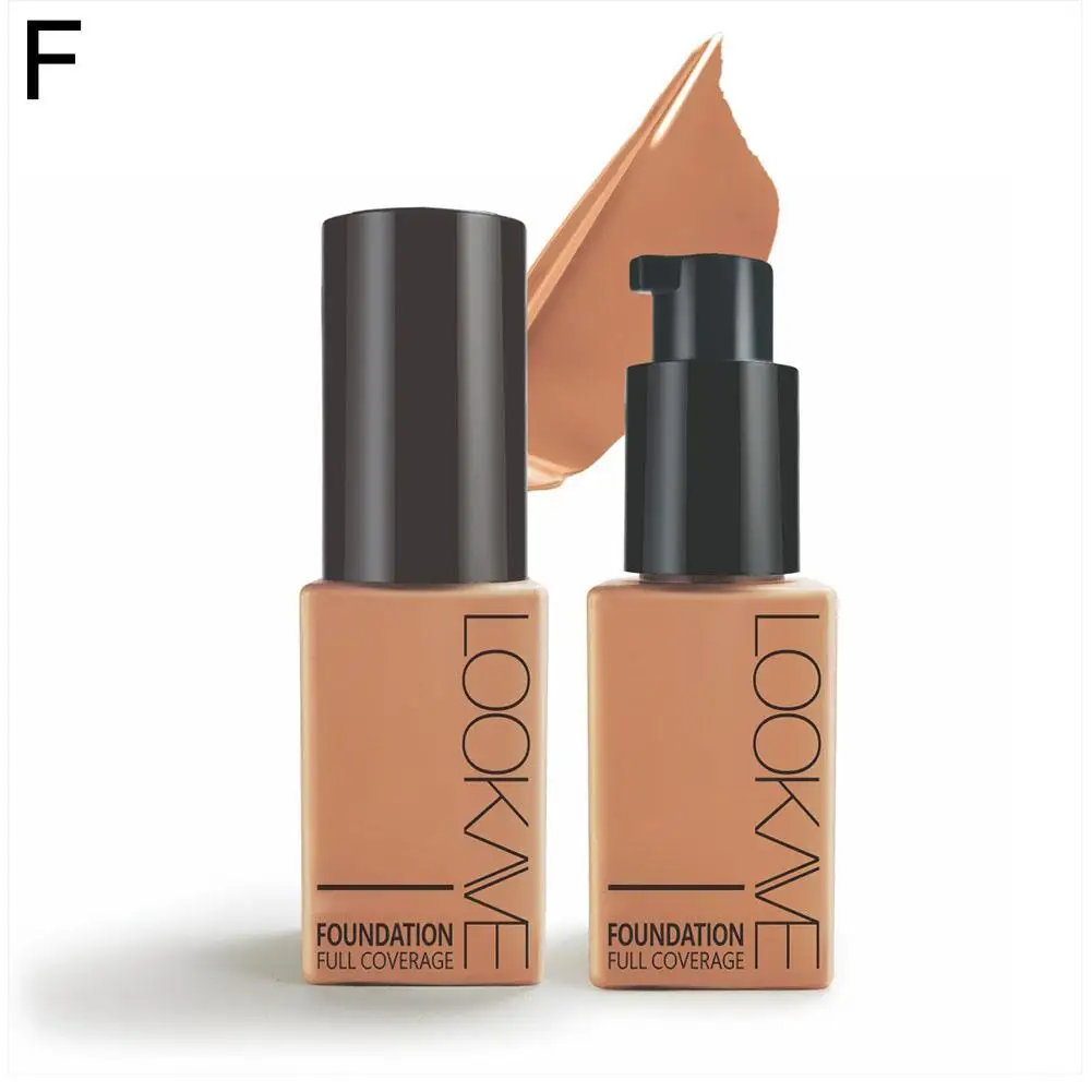 Liquid Foundation Effective Concealer High Coverage Makeup Professional Cosmetics Cream Waterproof Sweat-resistant B L4l1