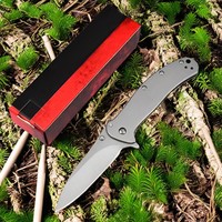 Ks 1730 Pocket Folding Knife 8Cr13Mov Blade 420 Steel Handle Fixed Blade Hunting Tactical Rescue Military Tools