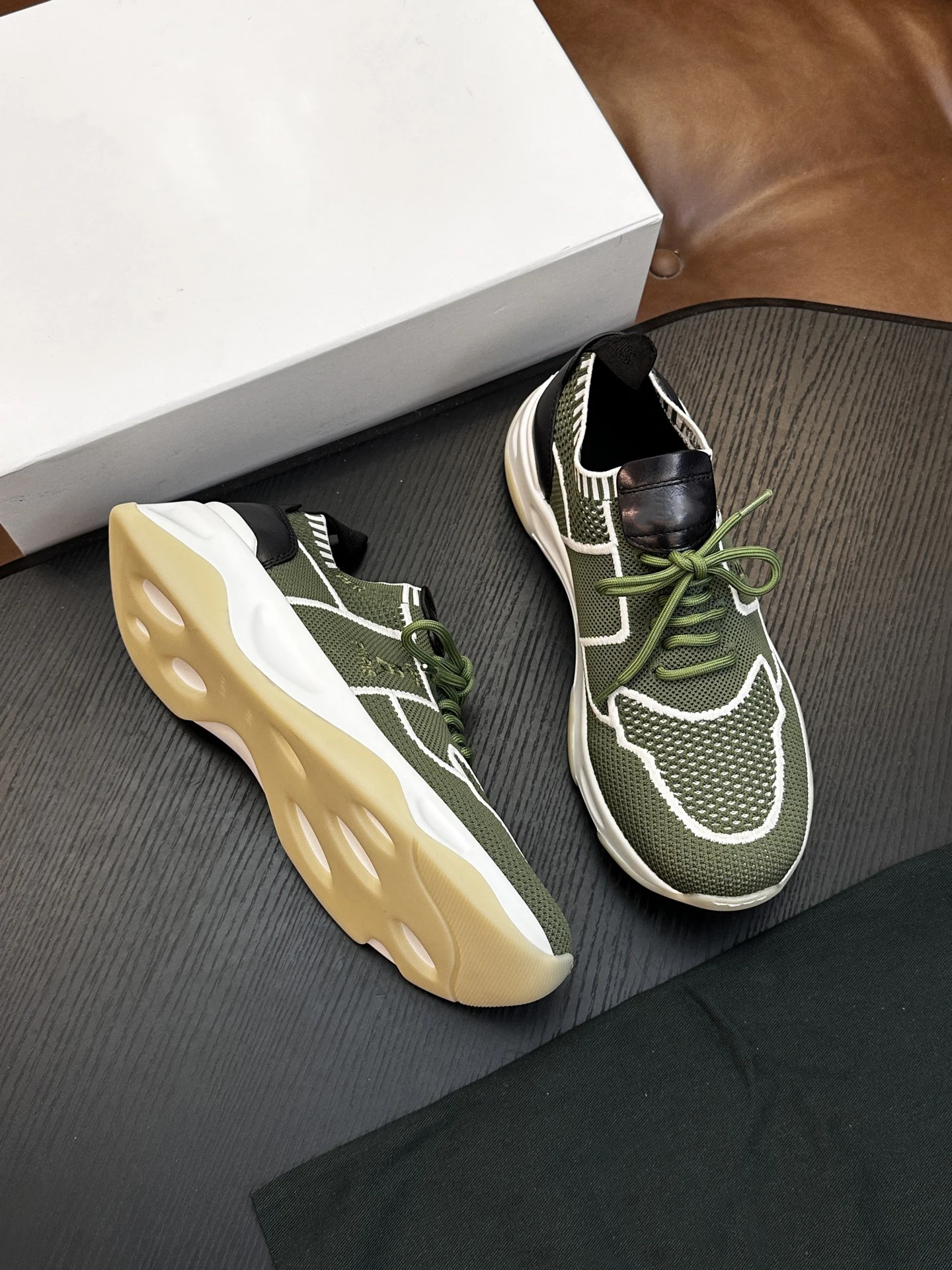 BLSK CPRT Shoes Cowhide 2026 new Sneakers Sports breathable genuine leather embroidery Knitted Men‘s European big size 38-46