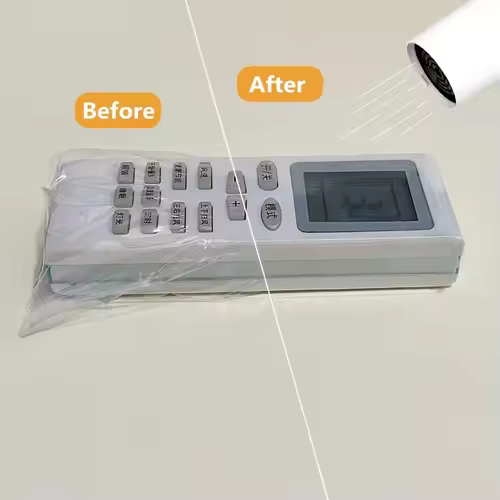 5/10/20PCSClear Shrink Film Bag TV Remote Control Case Cover Air Condition Remote Control Waterproof Protective Anti-dust Bag - Image 2