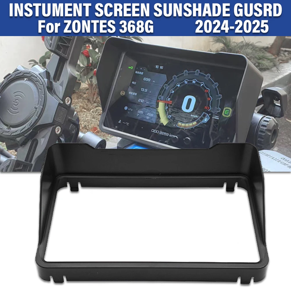 

Motorcycle Accessories For ZONTES 368G Sun Visor Cover Instrument Meter Frame Screen Hat Sun Visor Panel Protector Guard Cover
