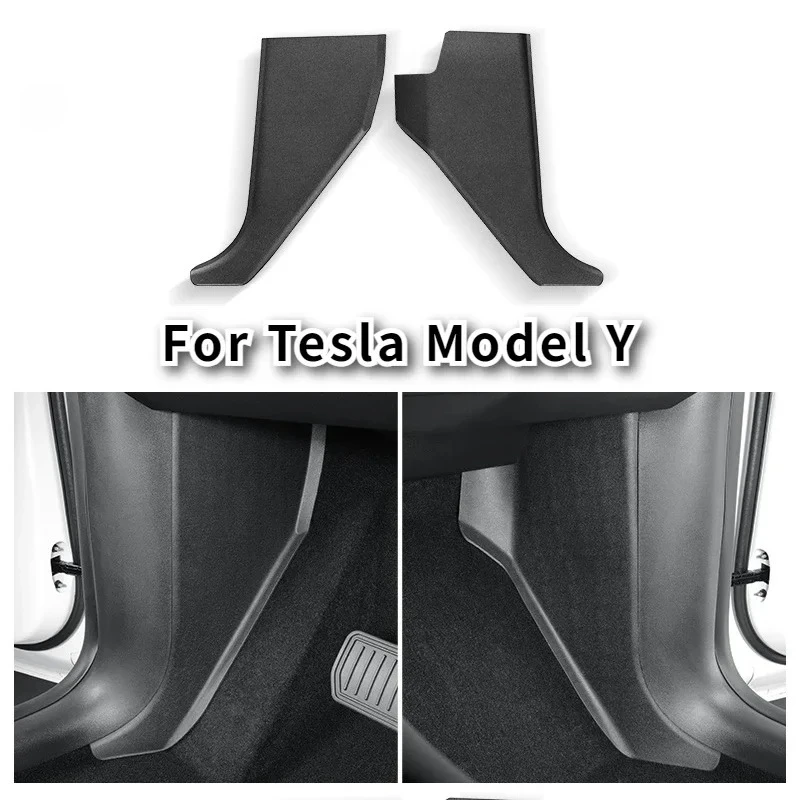 

Anti Kick Pad for Tesla Model Y 2021-2023 Front Door Rest Pedal Side Guards Protector Sticker Protection Cover Modely HW4.0 2024