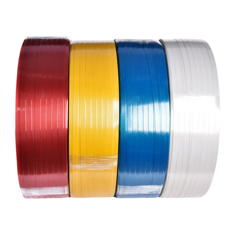 Plastic steel packing belt Plastic bundle PET color plastic steel belt Hand woven belt Knitted basket Basket