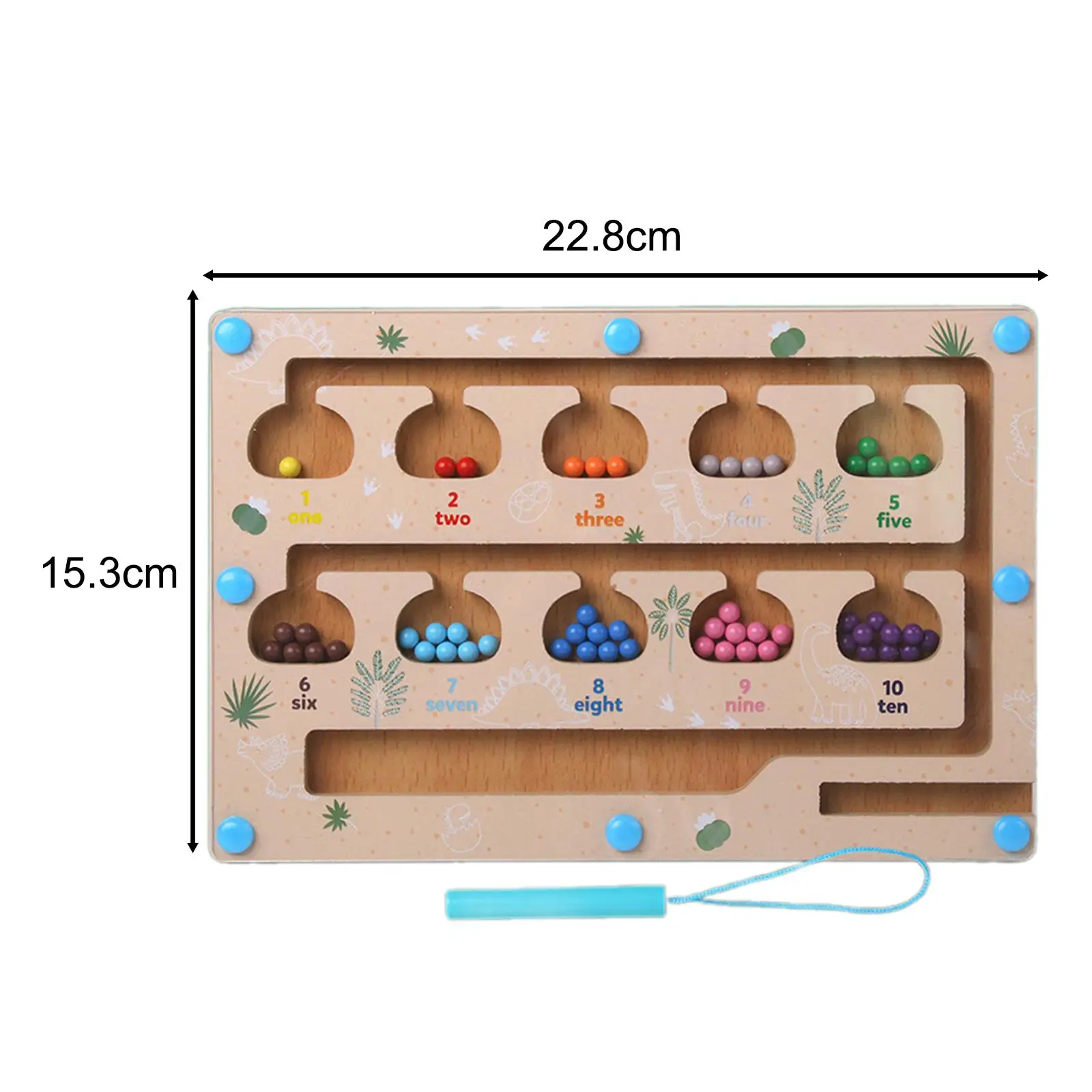 Tablero de conteo de clasificación de colores, juegos familiares, juego de mesa colorido, habilidades motoras finas, juguete de aprendizaje de combinación de colores de madera Montessori