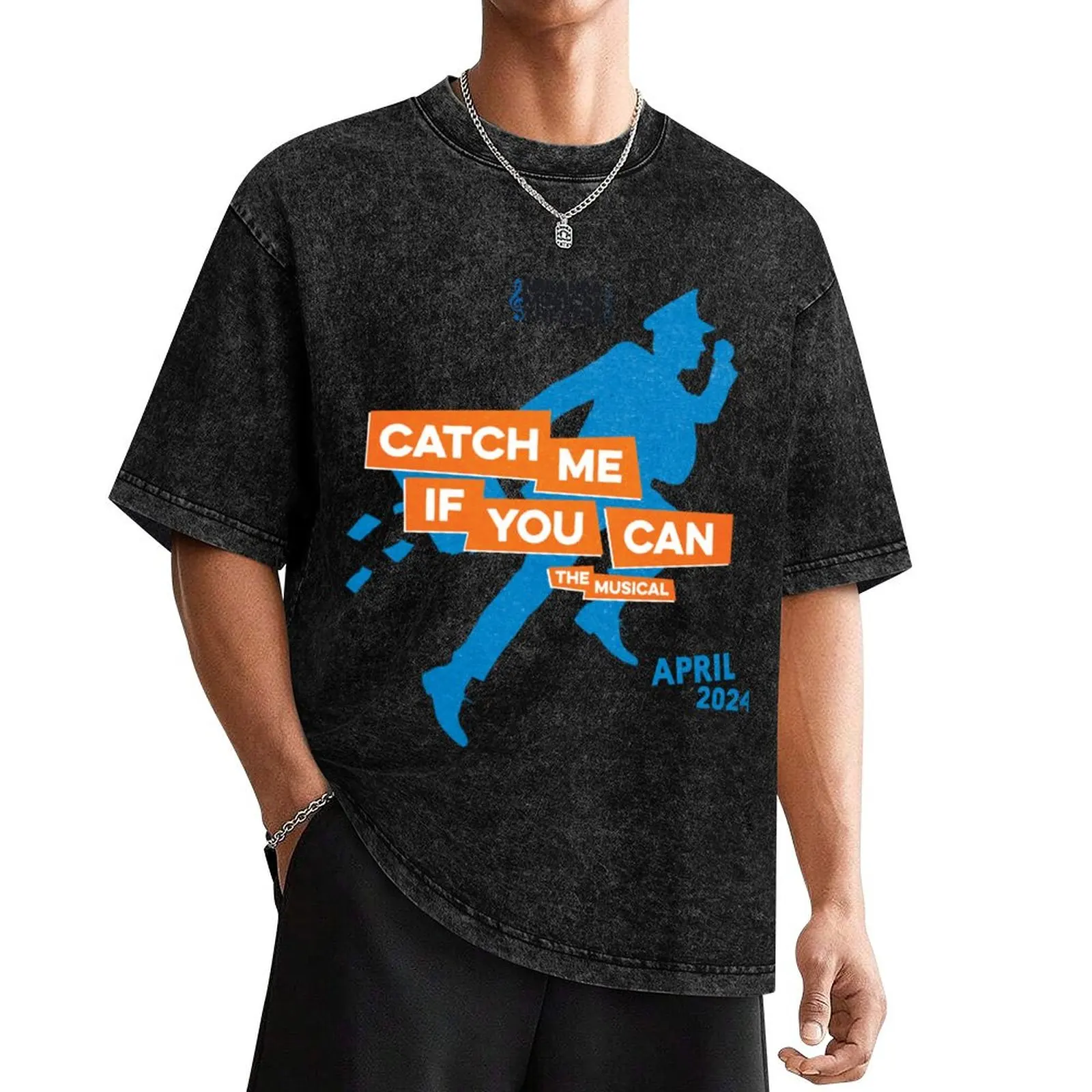 

Catch Me If You Can (White background) T-Shirt anime tshirt custom t shirt funny t shirts men