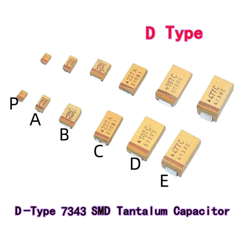 10PCS Tantalum Capa…