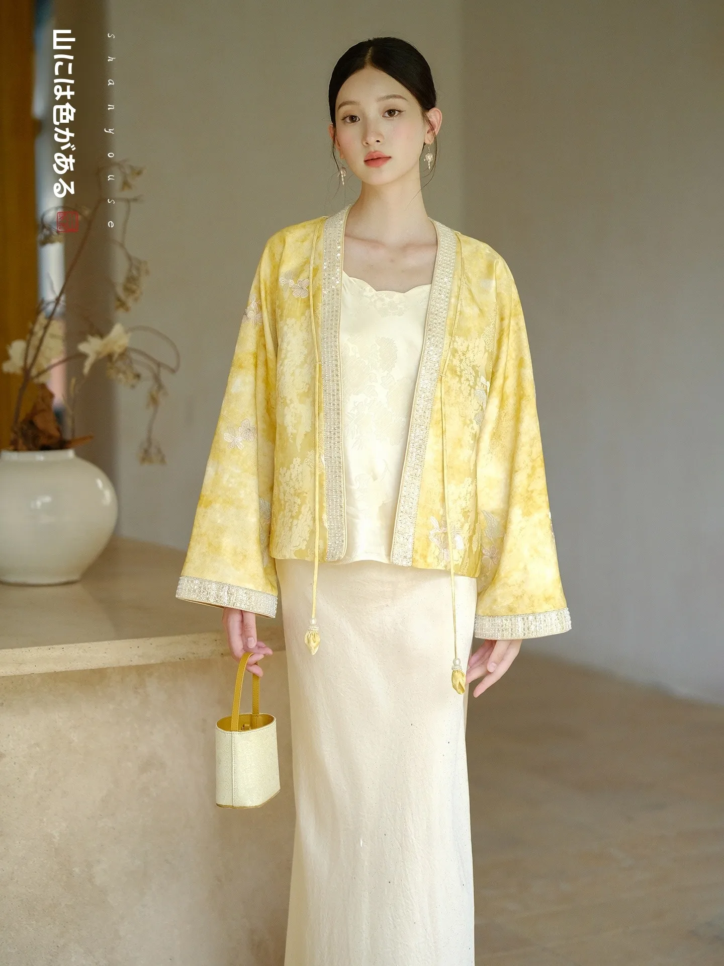 

Новый женский вышитый кардиган Ele: Премиум-бренд, осенняя коллекция, повседневный, модный, в китайском стиле