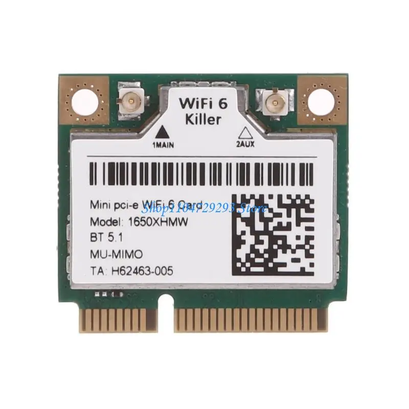 Y2GD KILLER 1650X 3000 MBPS WiFi 6 Adattatore Bluetooth-Com 5.1 scheda wireless a doppiaband