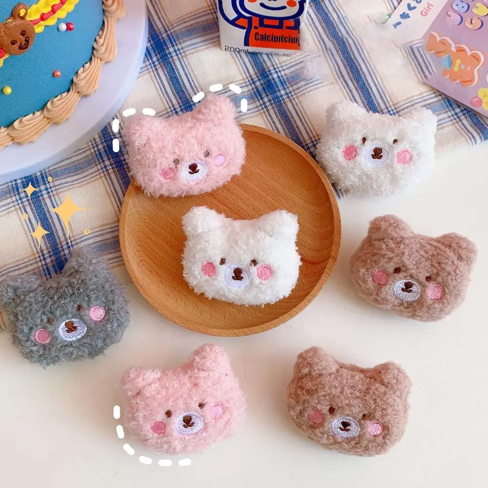 

DIY Decoration Accessories Soft Plush Bear Brooch Cute Cartoon Animal Brooches Handmade Fashion Clothes Badge Backpacks
