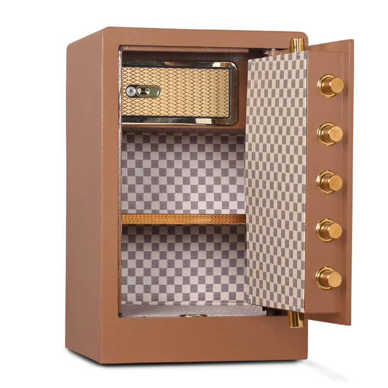 Wall All Steel 60cm Fingerprint Password Home Office Electronic Safe Anti-theft Hotel Safe Deposit Box Password Lock