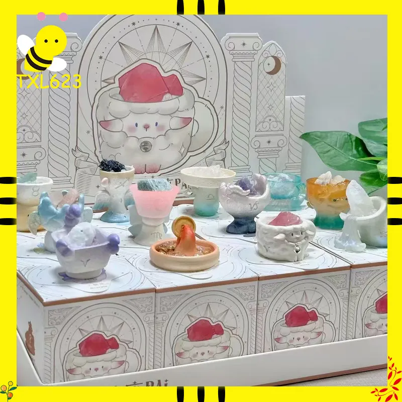 

Аутентичная слепая коробка Zodiac PAI с кристаллами, 2026, новый счастливый камень, подарок на день рождения, украшение для рабочего стола, модель игрушки, хобби, модная слепая коробка