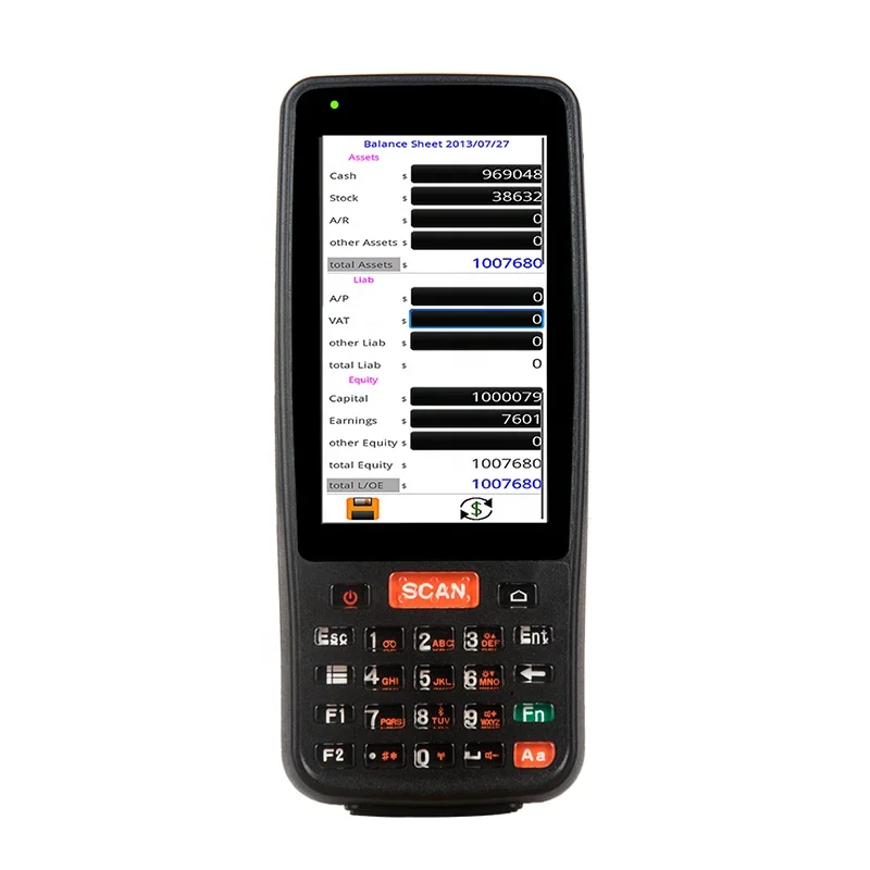 Industrial pdas android qr code  with 1D/2D barcode reader, wifi, 4G lte