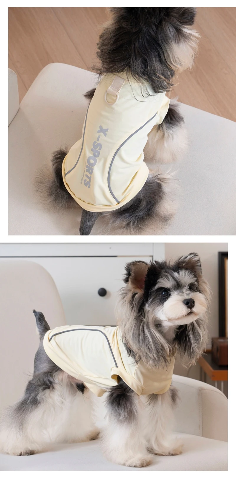 Camiseta de verano sin mangas para perros York pequeños y medianos - imagen 4