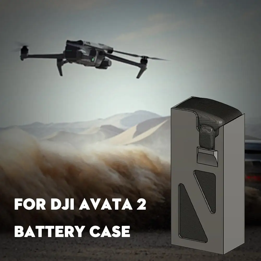 Uav PTZ Accessories Shuttle Petg Battery Protection Case Aerial Camera Battery Storage Case for dji AVATA 2