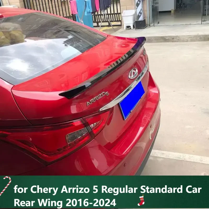 

New! Spoiler for Chery Arrizo 5 Regular Standard Car Rear Wing 2016-2024 Glossy Black Tail Fin Accessories