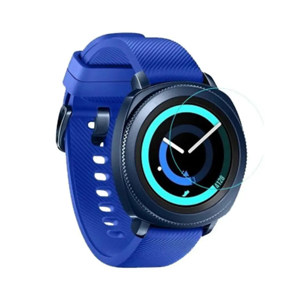 Película protectora de pantalla de vidrio templado redondo para reloj inteligente, paquete de 2 a 4, 32mm