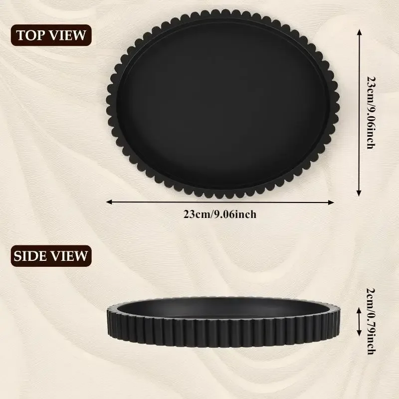 Minimalist Round Silicone Tray, Decorative Display Tray for Coffee Table, Perfume Holder, Home Bar Accessory, Elegant Design