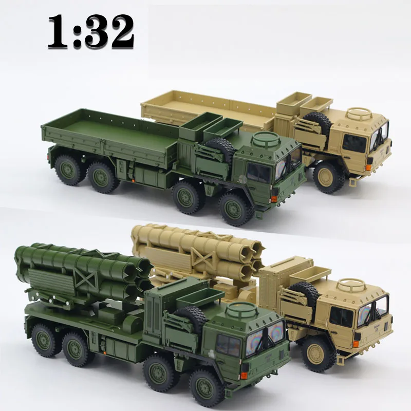 

German 1:32 Scale Alloy Die Casting Simulation Rocket Artillery Army Card Heavy Military Combat Car Model Collection Toy Gift