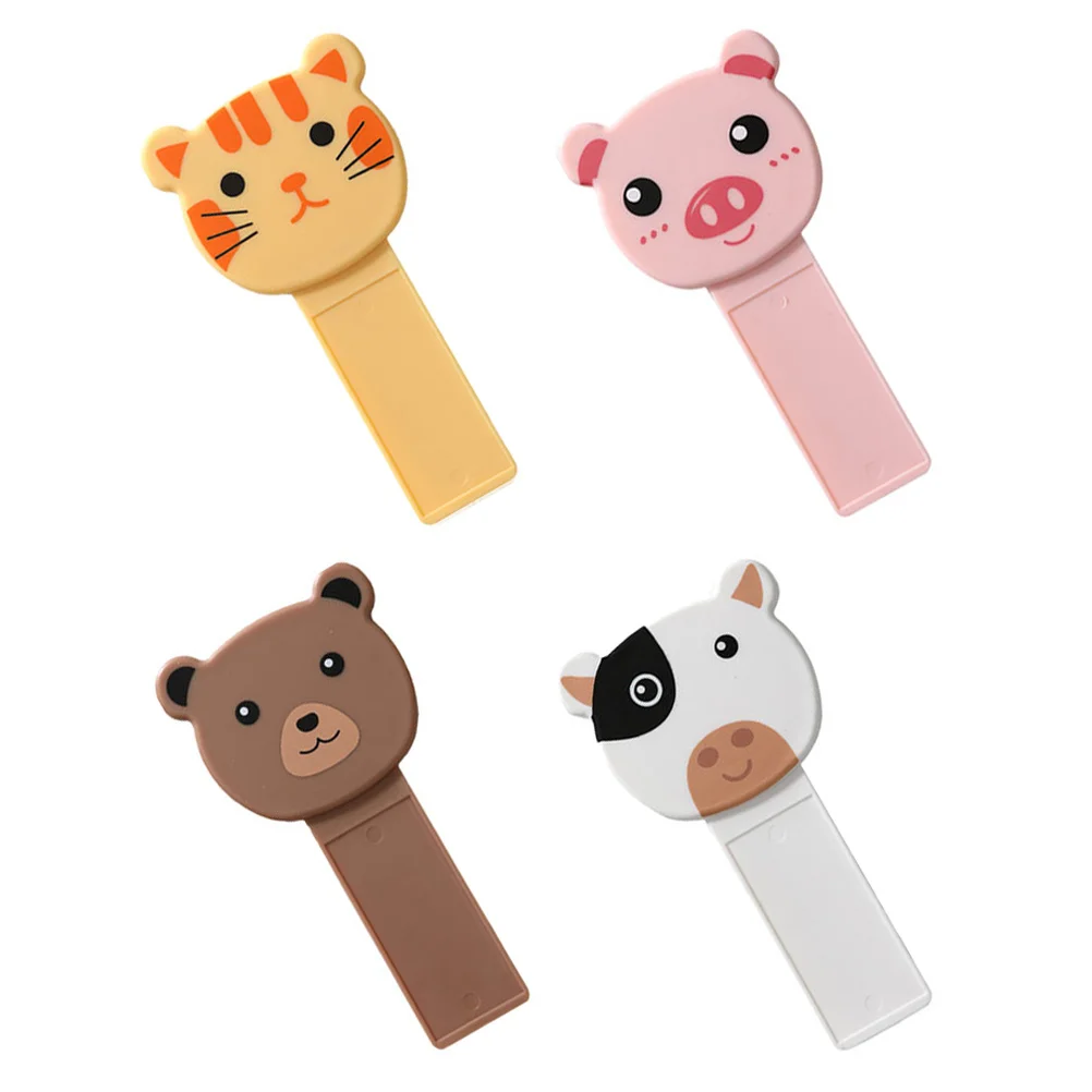 

4 шт. аксессуары для туалета, подъемник для ручки крышки, доступный креативный дизайн, портативный мультяшный подъемник для крышки унитаза, аксессуары для туалета