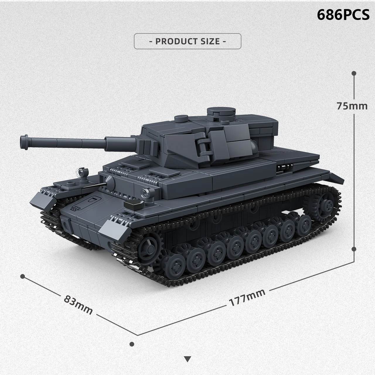 Tweede Wereldoorlog Tankserie A13MK.I Kruisertank MK III Bouwstenen SdKfz 101 Panzer I Lichte Tank Model Speelgoed voor Kinderen Cadeaus