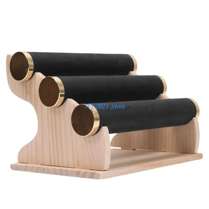 

G5GC Stylish Bracelet Display Holder and Plush Shelves for Jewelry Enthusiasts