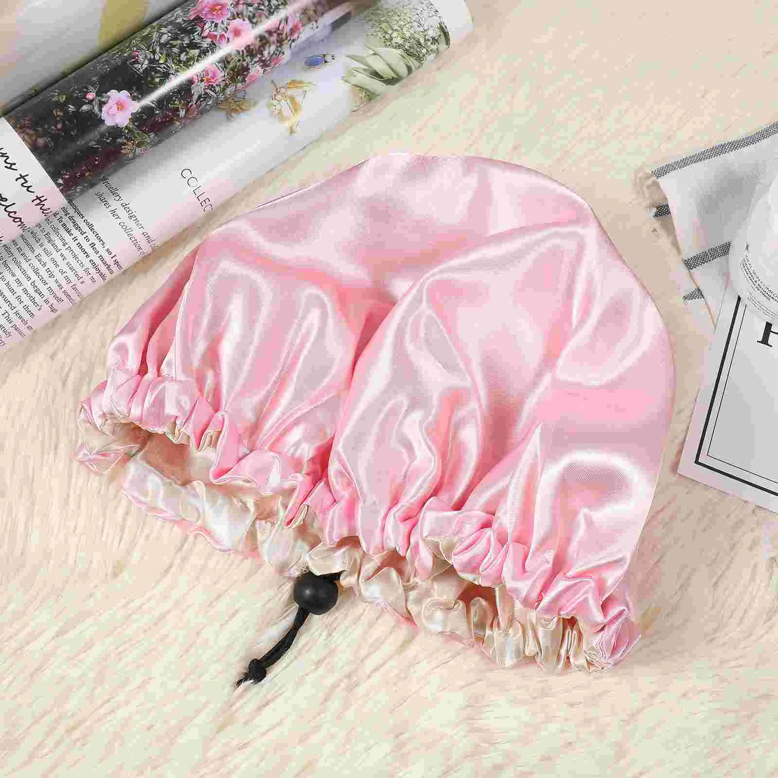 Curls Child Satin Silk Bonnet Sleep Cap Baby Bonnets 0- 6 Months Elastic Sleeping