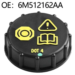 Reservoir Cap Brake Fluid 6M512162AA For C-MAX MK1 03-10 (C214) For Focus MK2 2004-2011 For MK2 2010–Present (C344)