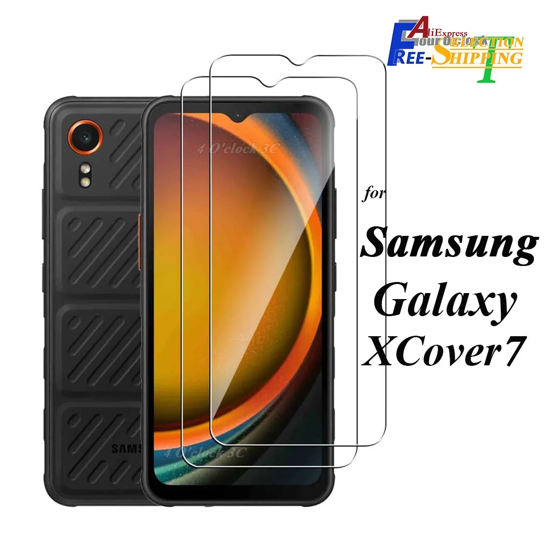 For Samsung Galaxy XCover7 6.6 inch Screen Protector Tempered Glass Crystal Mica 9H HD Clear Transparent Anti Scratch
