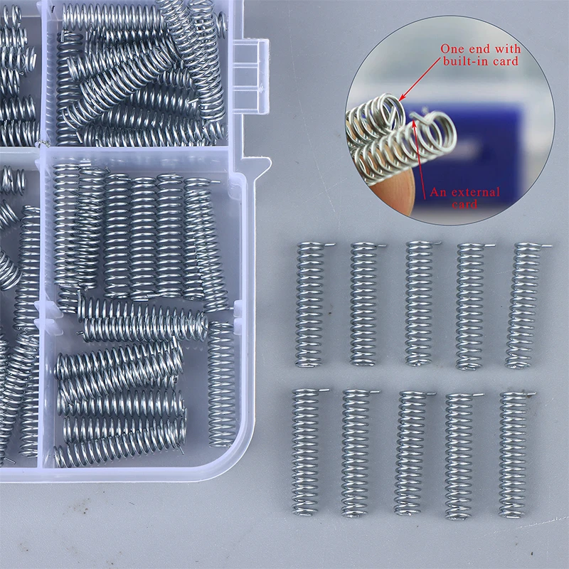 【NEW】10/100Pcs Auto Folding Car Key Rotation Shaft Springs – High-Tension Spiral Coil For Remote Flip Key Repair Tool Kits