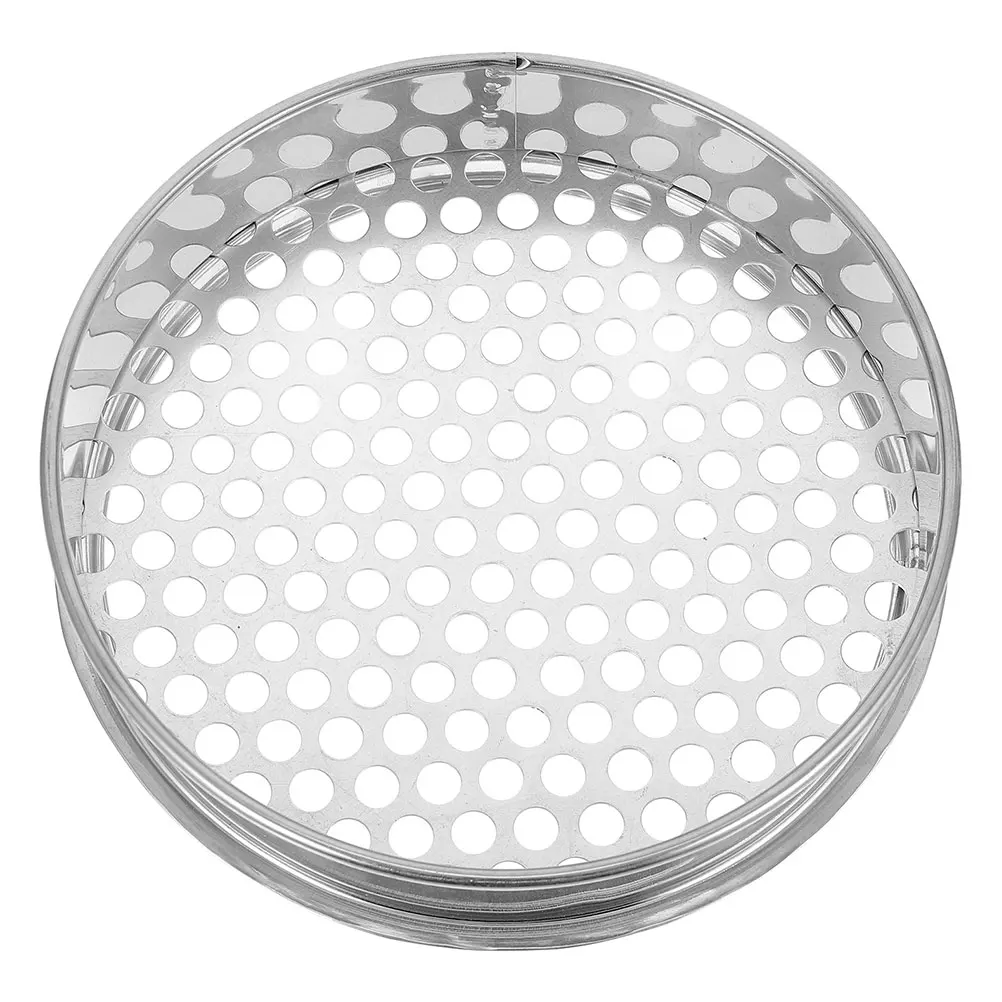 

Round Hole Stainless Garden Sifter Stainless Soil Sifter Household Garden Sieve Convenient Multi- Accessory